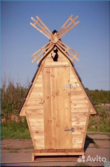 Дачный туалет с установкой