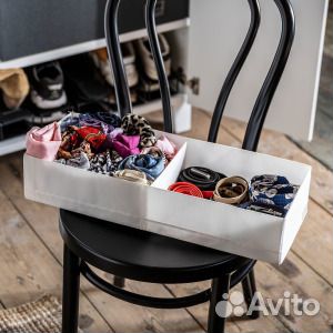 Stuk стук Ящик с отделениями, белый, 20x51x10 см I