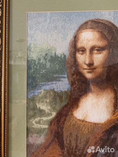 Картина в технике «вышивка крестом» «Джоконда»