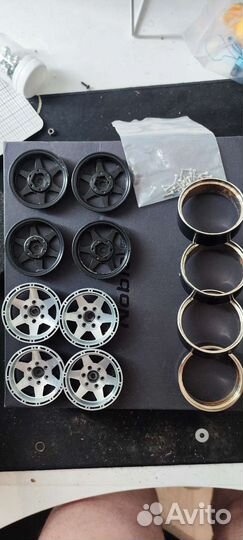Резина 1.9 диски RC трофи