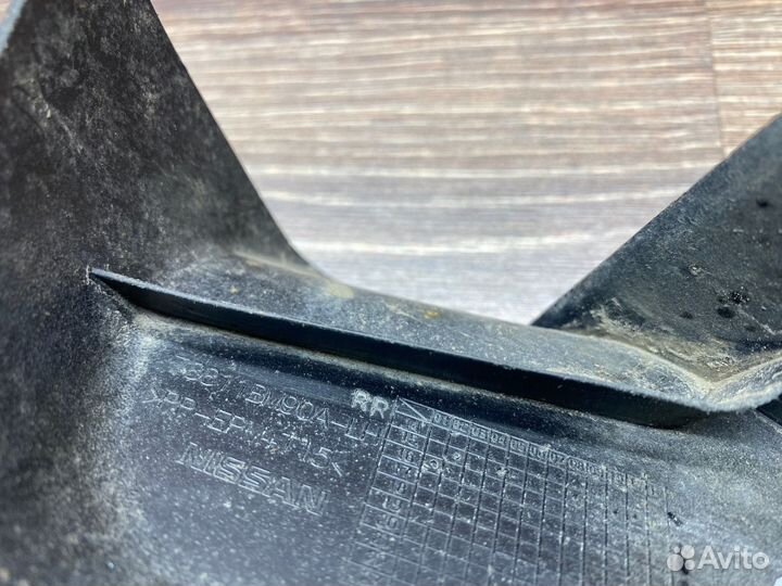 Брызговик задний левый Nissan Qashqai (J11) 2014+