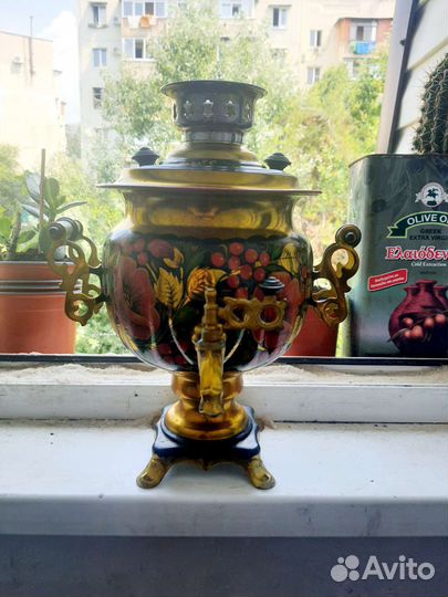 Самовар хохлома