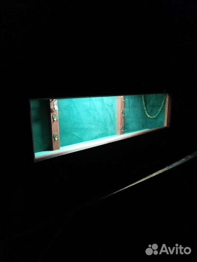 Горизонтальный сейф с бронестеклом 