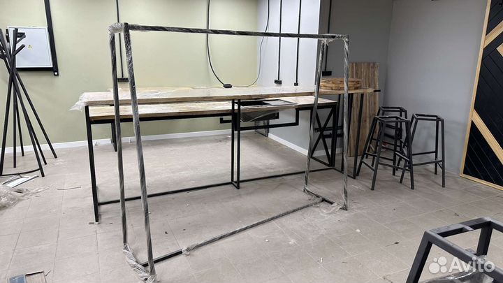 Штанга для одежды лофт