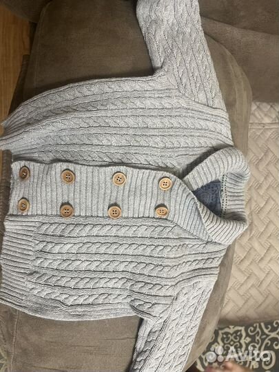 Вязанный джемпер для мальчика 86