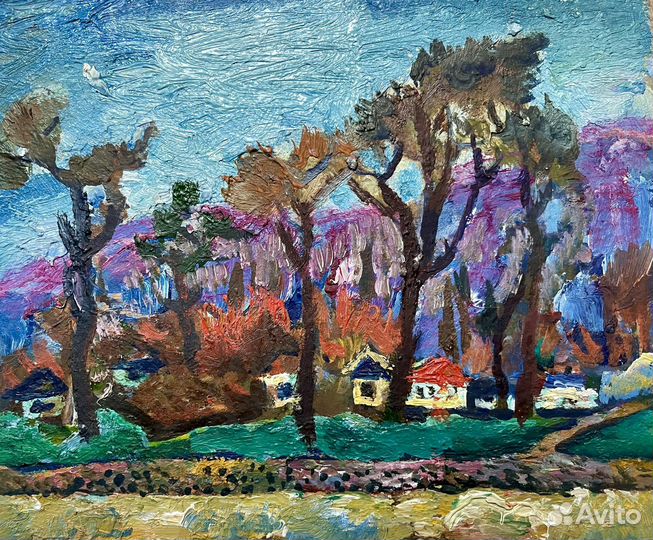 Этюды маслом СССР 70-годы