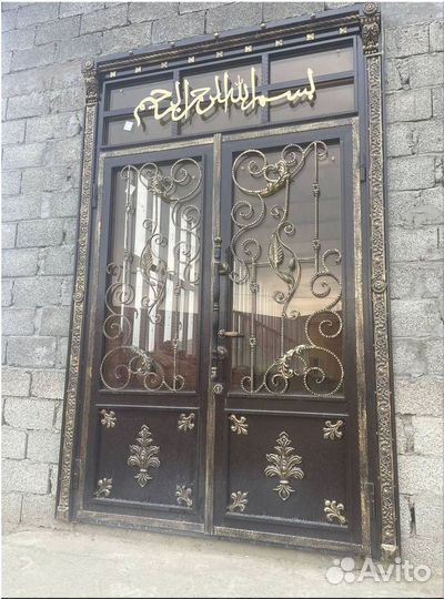 Ворота художественная ковка