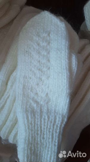 Варежки с козьим пухом