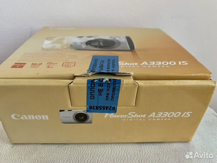 Фотоаппарат canon Powershot A3300 IS новый