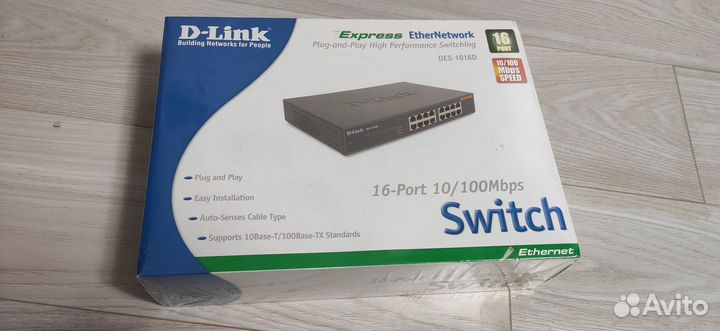 Коммутатор D-Link DES-1016D
