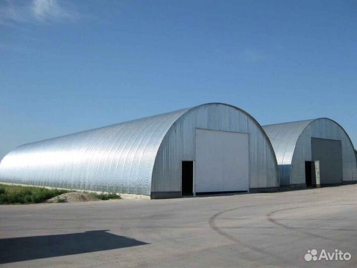 Каркасный ангар 10х7х30