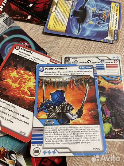 Карточки нинзя лего