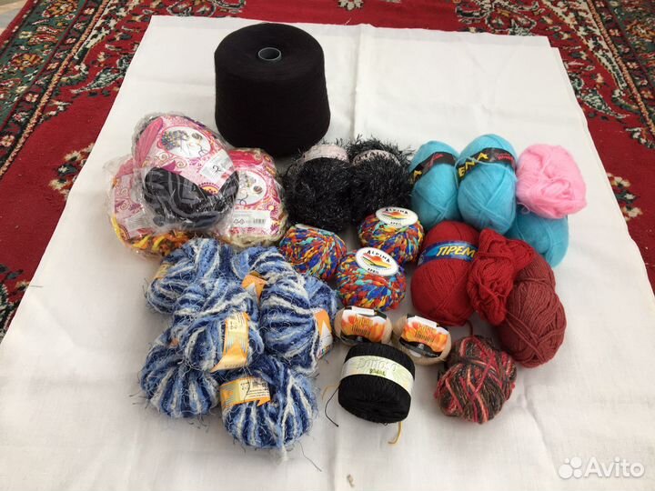 Пряжа нитки для вязания разные