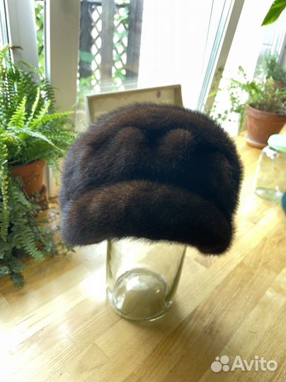 Шапка норковая женская