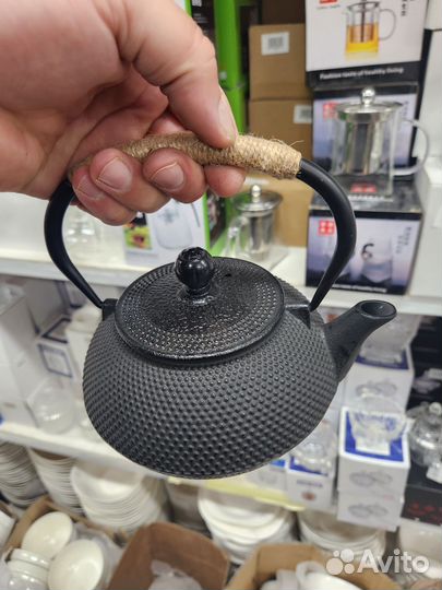 Чайник заварной чугунный