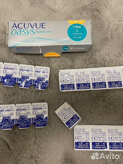 Линзы контактные acuvue oasys 1 day