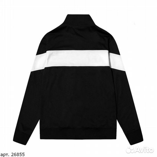 Олимпийка Ellesse white line black Чёрная