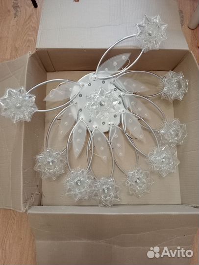 Люстра потолочная светодиодная с пультом