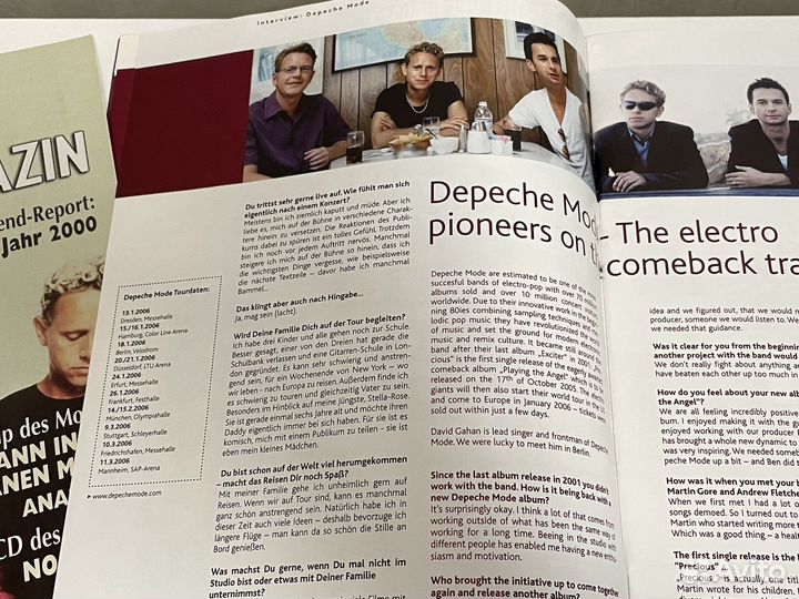 Depeche Mode magazine