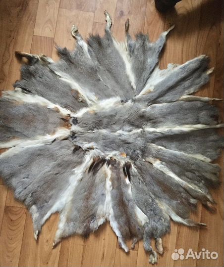 Коврик / ковер из шкур белки