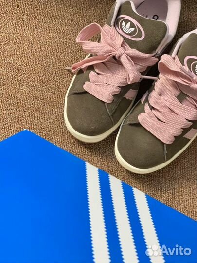 Кроссовки adidas campus 00s коричневые