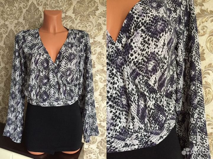 Боди блузка лонгслив