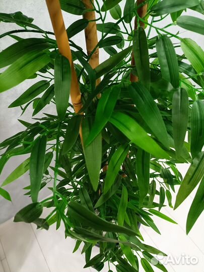 Бамбук искусственный на трёх стволах, дерево