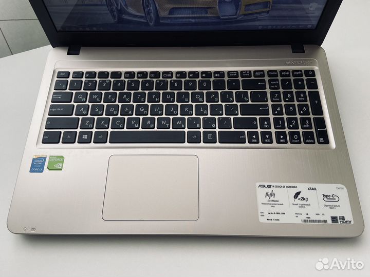 Игровой мощный ноутбук Asus