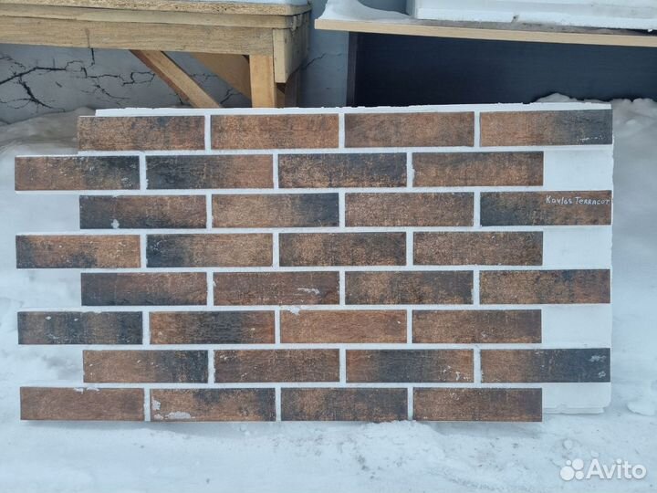 Клинкерные термопанели теплые