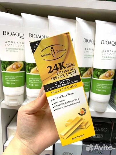 Отшелушивающий пилинг гели для лица и тела