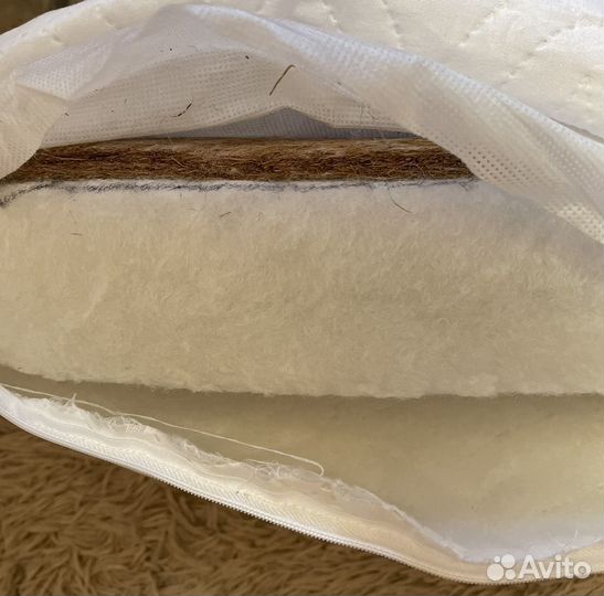 Матрас детский круглый и овальный 75/120