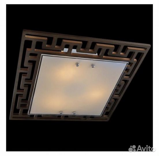 Потолочный светильник Eurosvet 2870/3 хром/венге