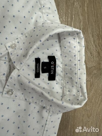 Рубашка мужская с коротким рукавом ostin