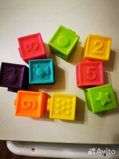 Кубики резиновые бу