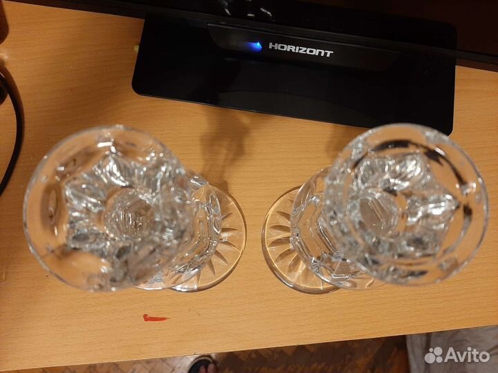 Хрустальные подсвечники СССР 70-е годы одним лотом