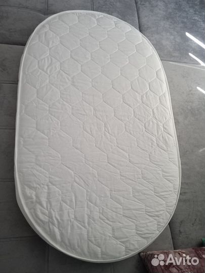 Детская кроватка круглая овальная