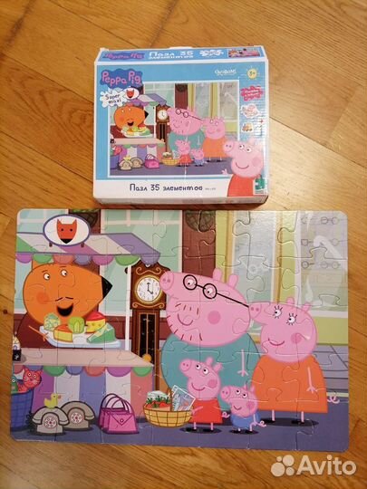 Пазлы свинка пепа