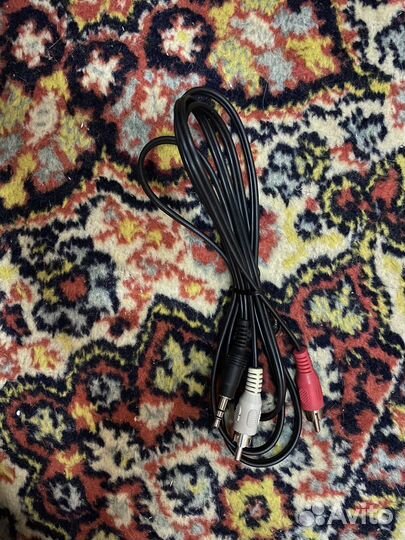 Кабель jack 3.5 2 rca 1m