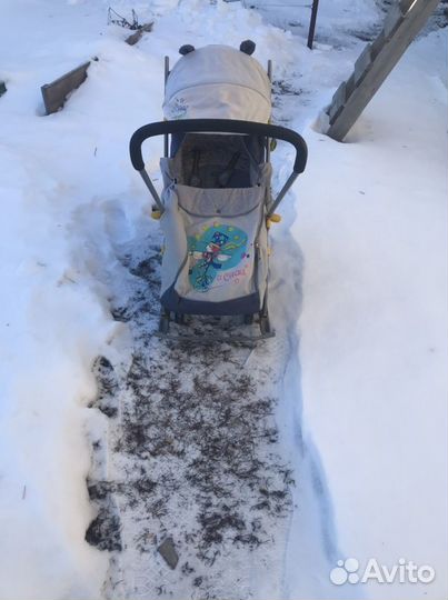 Санки коляска ника 7