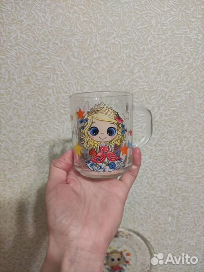 Новый набор посуды для девочки