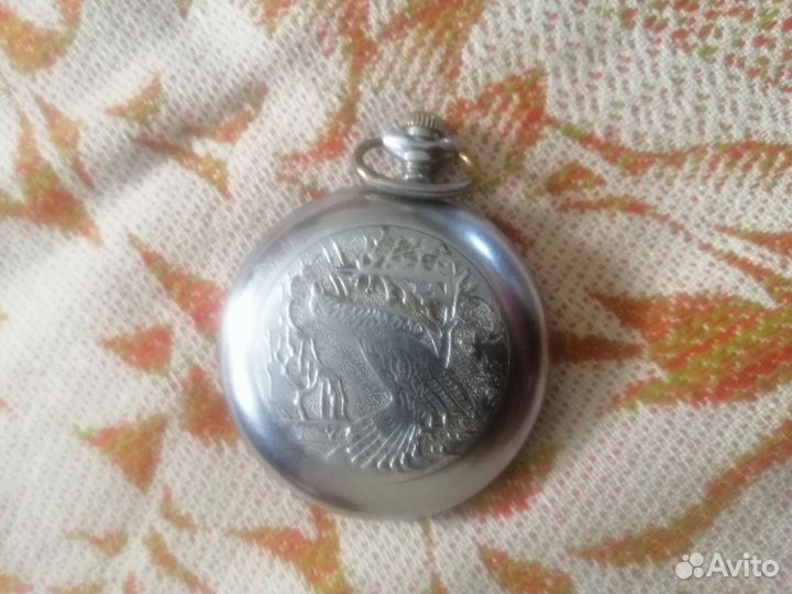 Часы карманные молния, будильник механический