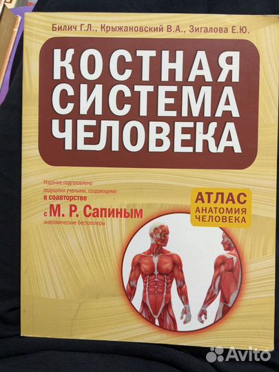 Атлас анатомии человека книги