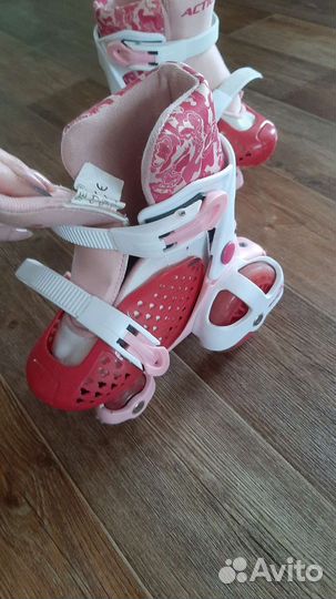 Роликовые коньки детские раздвижные