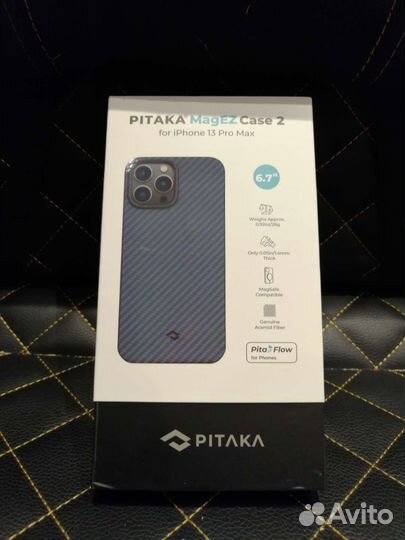 Pitaka magEZ case 2 iPhone 13 pro max синий