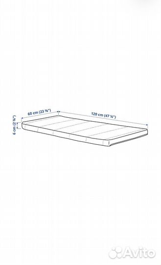 Матрас икеа 120х60 новый