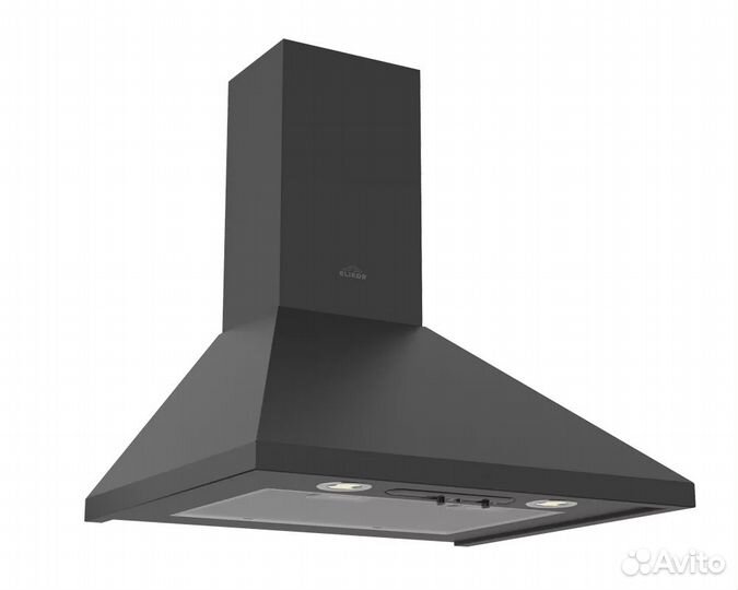 Вытяжка elikor Вента 60 черный (ползунковый перекл