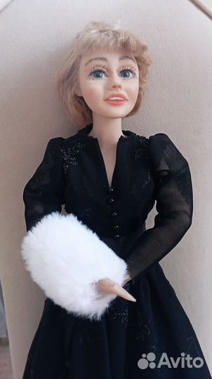 Кукла из полимерной глины. Ручная работа