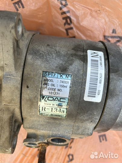 Компрессор кондиционера на opel antara