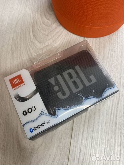 Портативная колонка JBL Go 3 Black Черная