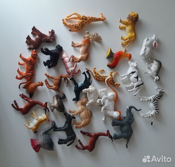 Детские игрушки фигурки животных